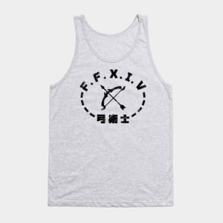 Final Fantasy XIV Archer Icon Kanji Tank Top